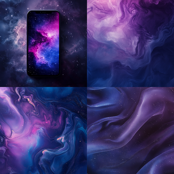 梦幻星云和银河手机壁纸
